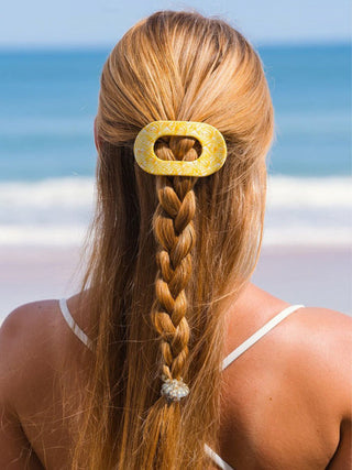 Teleties Flat Round Hair Clip - Summer