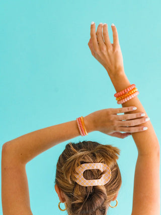 Teleties Flat Round Hair Clip - Summer