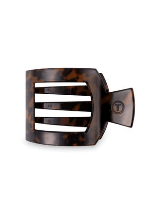 unbreakable flat square tortoise teleties hair clip
