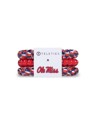 Teleties Spiral Hair Ties - Ole Miss