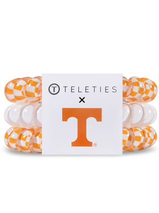 orange and white officially licensed tennessee teleties hair band