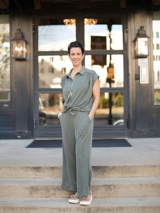 The Vacation Pant - Olive