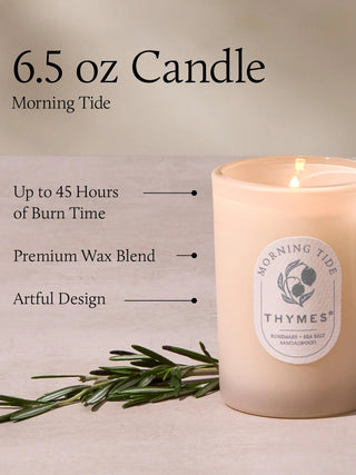 Thymes Morning Tide Candle - 6.5 oz