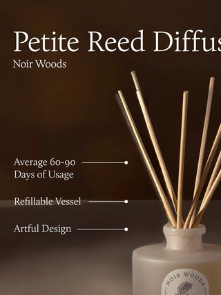 Thymes Noir Woods Petite Diffuser - 4oz