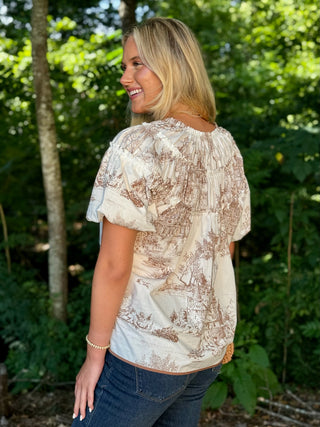 Toile Belle Blouse - Latte