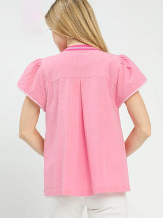 Pretty Please Top - Baby Pink