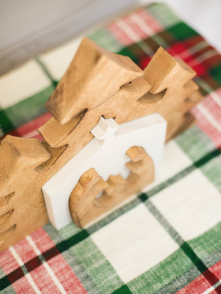 Trees with Holy Family Nativity Puzzle