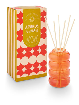  bubbly orange glass diffuser 