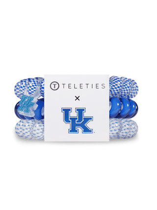 blue and white officially licensed kentucky teleties hair band
