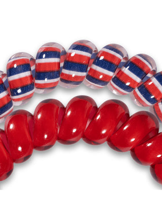 Teleties Spiral Hair Ties - Ole Miss