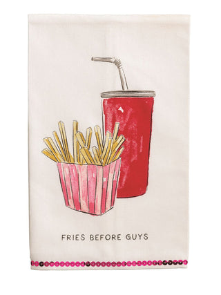 Valentines Sequin Towel