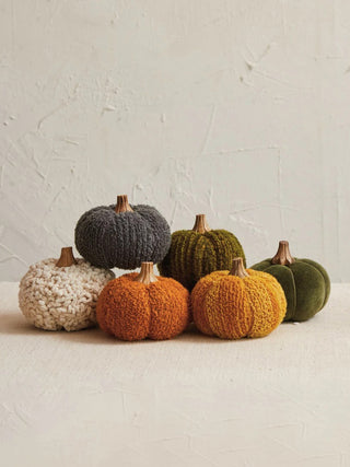 Retro Velvet Plush Pumpkin