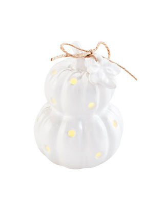 White Pumpkin Light Up Sitter