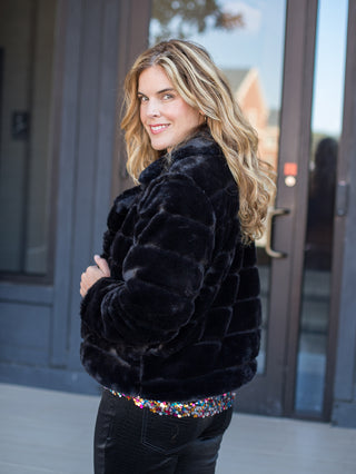 Winter Whisper Faux Fur Jacket