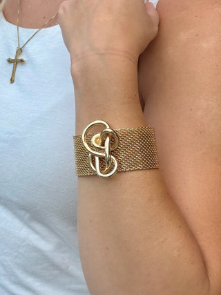 Woven Knot Bracelet - Gold