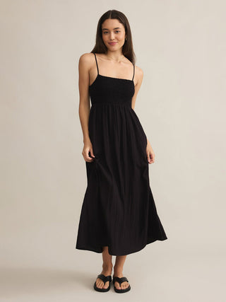 Z Supply Beachside Midi Dress - Black