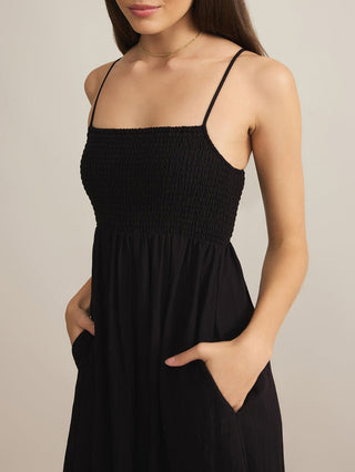 Z Supply Beachside Midi Dress - Black