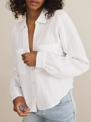 Z Supply Campo Button Up Gauze Top