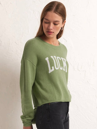 Z Supply Cooper Lucky Sweater - Matcha Green