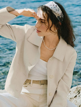 Z Supply Dillon Suede Jacket - Crystal