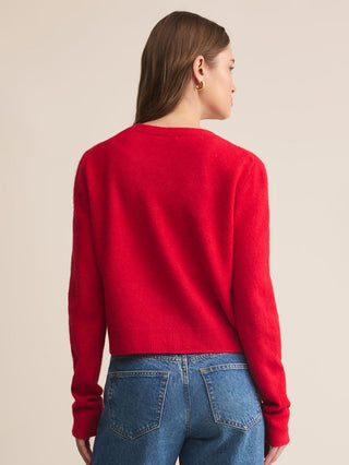 Z Supply Medina Cardigan - Festive Red