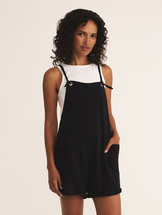 Z Supply Montague Airy Romper - Black