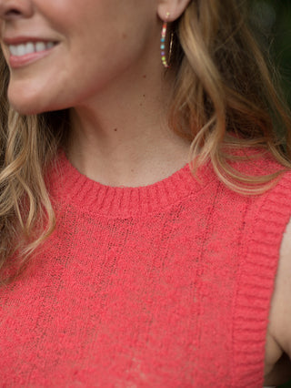 Z Supply Piper Sweater Tank - Mineral Red
