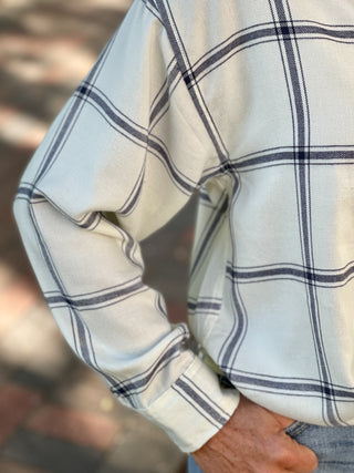 Z Supply River Plaid Button Up Shirt - Inca