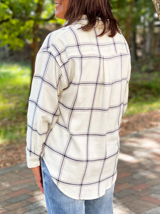 Z Supply River Plaid Button Up Shirt - Inca