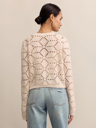 Z Supply Rosalyn Cardigan - Crystal