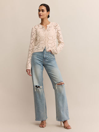 Z Supply Rosalyn Cardigan - Crystal