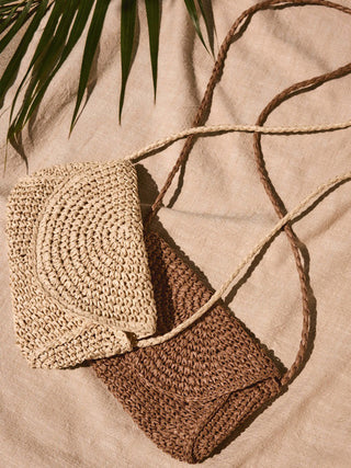 Z Supply Sand Dollar Mini Straw Bag