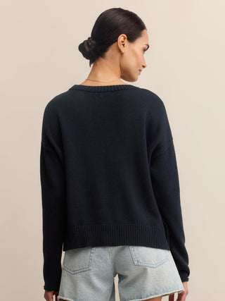 Z Supply Sienna Patriot Sweater - Eclipse