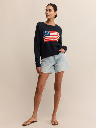 Z Supply Sienna Patriot Sweater - Eclipse