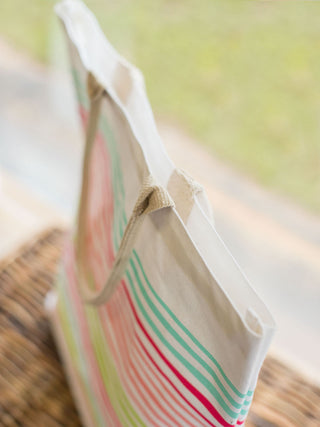 Barbados Stripe Tote Bag