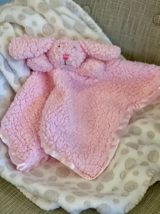 Bunny Buddie - Pink baby gift soothing blanket creative brands 015320