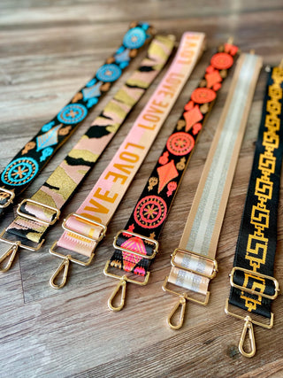 Camo Adjustable Strap - Pink Gold