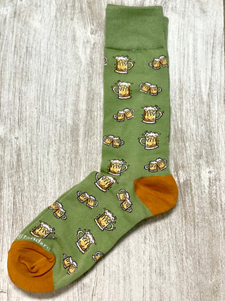 Cheers to You Socks - Sage beer socks gift unisex socks mens socks the royal standard 137620001