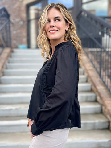 Dear John Alexis Top - Black