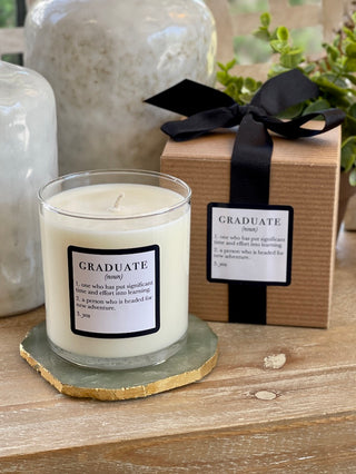 Ella B Tumbler Candle - Graduate scent of coconut sugar and sandalwood SI-DEFgraduate52