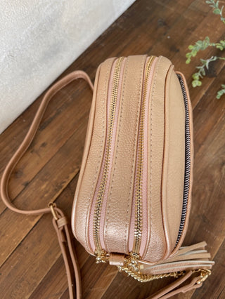 Chevron Chic Bag - Rose Gold
