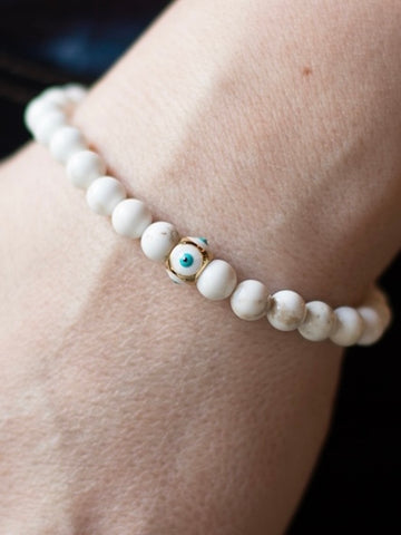 Evil Eye Bracelet - Howlite
