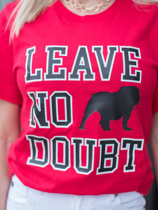 Bulldogs No Doubt Tee - Red