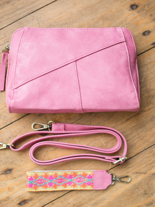 Wanderer Crossbody Bag - Pink