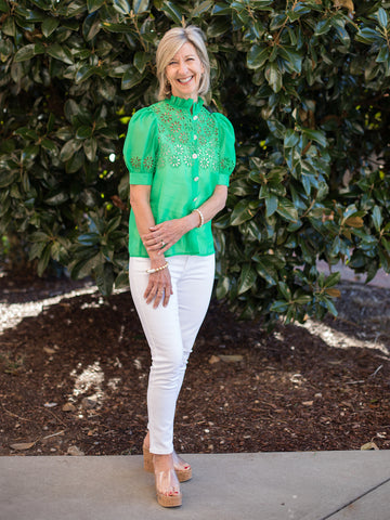 Sheerly Festive - Green