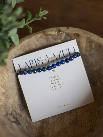 Heart Bracelet - Lapis