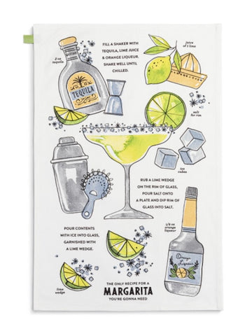 Margarita Bar Towel & Stir Stick Set