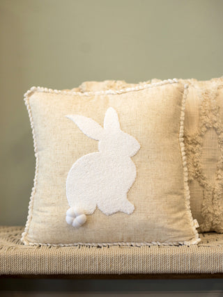 Cottontail Bunny Pillow - Natural