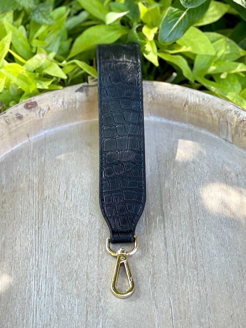 Purse Strap - Black Gator – All Inspired Boutiques