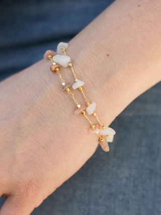 Rock Candy Bracelet - Cream